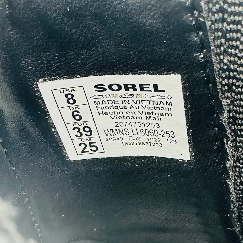 Sorel Women's Brex Tawny Buff Waterproof Leather Chelsea Boots LL6060-253 Size 8